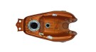 Genuine Royal Enfield Interceptor 650 Orange Crush Petrol Gas Fuel Tank - SPAREZO